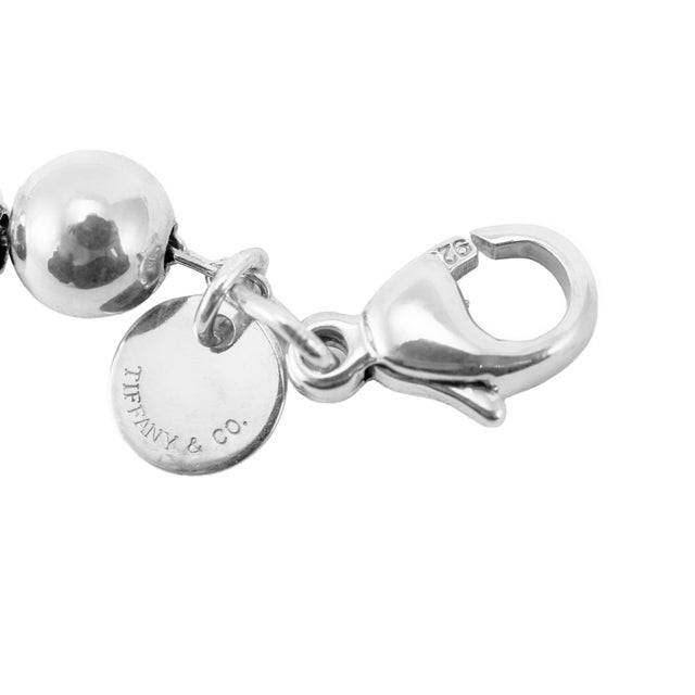 Tiffany & Co. Hardwear 925 Sterling Silver Graduated Ball Beads Chain Necklace For Sale In Houston - Image 6 of 8