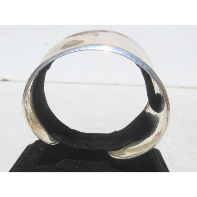Sterling Silver Modernist Cuff For Sale In New York - Image 6 of 6
