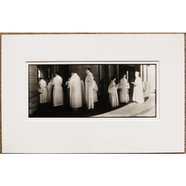 Realism 1980s "Ecumenical Service, Grace Cathedral, San Francisco" Silver Gelatin Photograph by Geir Jordahl, Framed For Sale - Image 3 of 10