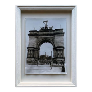 Grand Army Plaza, Brooklyn Ny, 1934 (Acme), Vintage Photograph For Sale