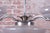 Art Deco Chandelier in Chrome-Plated Steel and Marble Glass, Czech, 1920s For Sale - Image 3 of 11