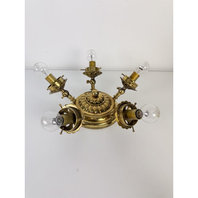 Adjustable Ceiling Lights in Brass and Murano Glass, 1960s, Set of 2 For Sale - Image 17 of 18