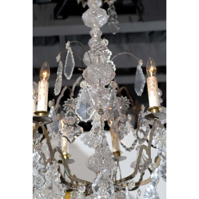 1860s French Baroque Revival Six-Light Crystal Chandelier from a Church For Sale - Image 9 of 10