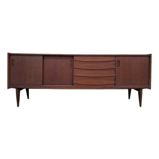 Vintage Scandinavian Sideboard in Teak and Veneer, 1960s For Sale