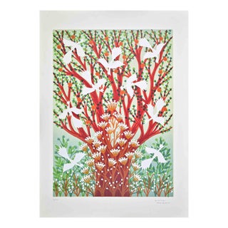 Dimitri Yordanov, The Wood, Screen Print, 1970s For Sale