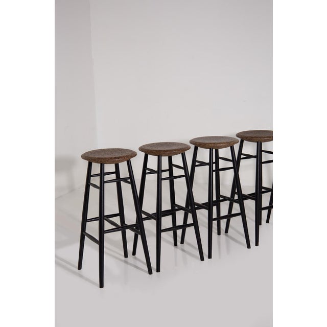 Drifted Stool attributed to Lars Beller Fjetland, Set of 6 For Sale - Image 9 of 11