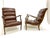 Wood Living Room Chairs with Ribbed Backrests by Ezio Longhi for Elam, Italy, 1960s, Set of 2 For Sale - Image 7 of 7
