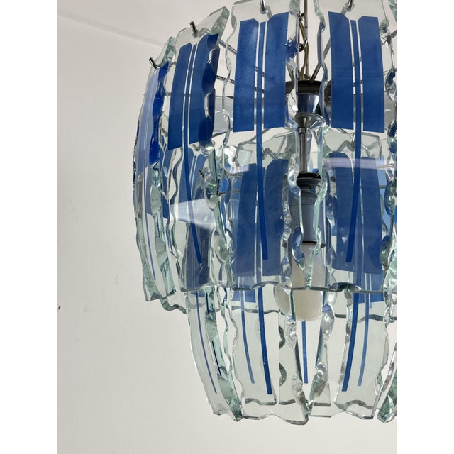 1970s Vintage Chandelier in Colored Murano Glass in the style of Zero Quattro, 1970s For Sale - Image 5 of 13