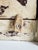 Vintage Primitive Farmhouse Style Distressed Finish Cabinet For Sale - Image 10 of 15