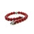 1990s 1990s David Yurman Carnelian Carved Prayer Beads Bracelet 8.5" Silver Estate For Sale - Image 5 of 11