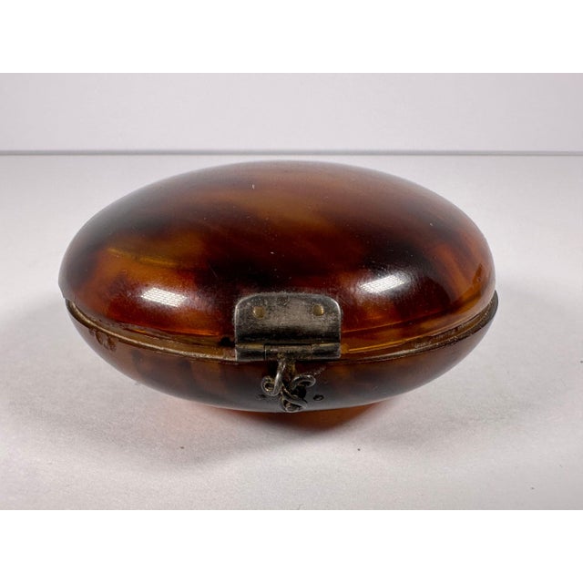 Antique Collection of Four Snuff, Pill, Patch and/or Compact, Small Trinket Boxes for your consideration. The box...