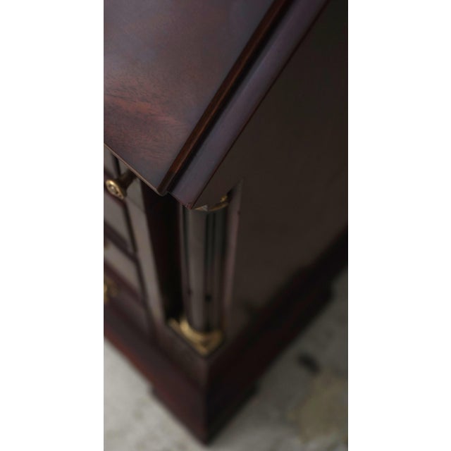 Henkel Harris Mahogany Large Document Secretary Desk For Sale - Image 9 of 18