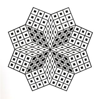 Roy Ahlgren "Megapolis Ii" Serigraph