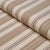 Schumacher Sample - Schumacher Jefferson Tented Stripe Fabric In Brown For Sale - Image 4 of 5