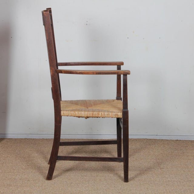 Wood Vintage English Arts & Crafts Armchair, 1920s For Sale - Image 7 of 9