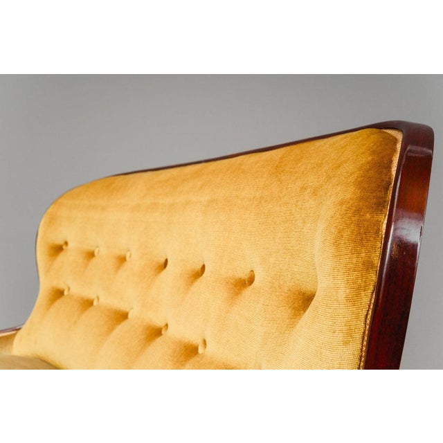 Mid-Century Sofa in Yellow For Sale - Image 18 of 18