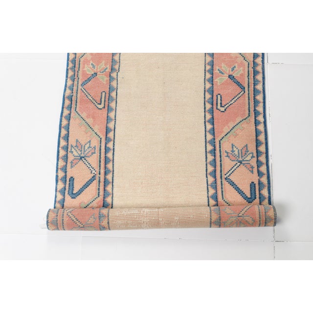1960s Farmhouse Hallway Rug For Sale - Image 9 of 10