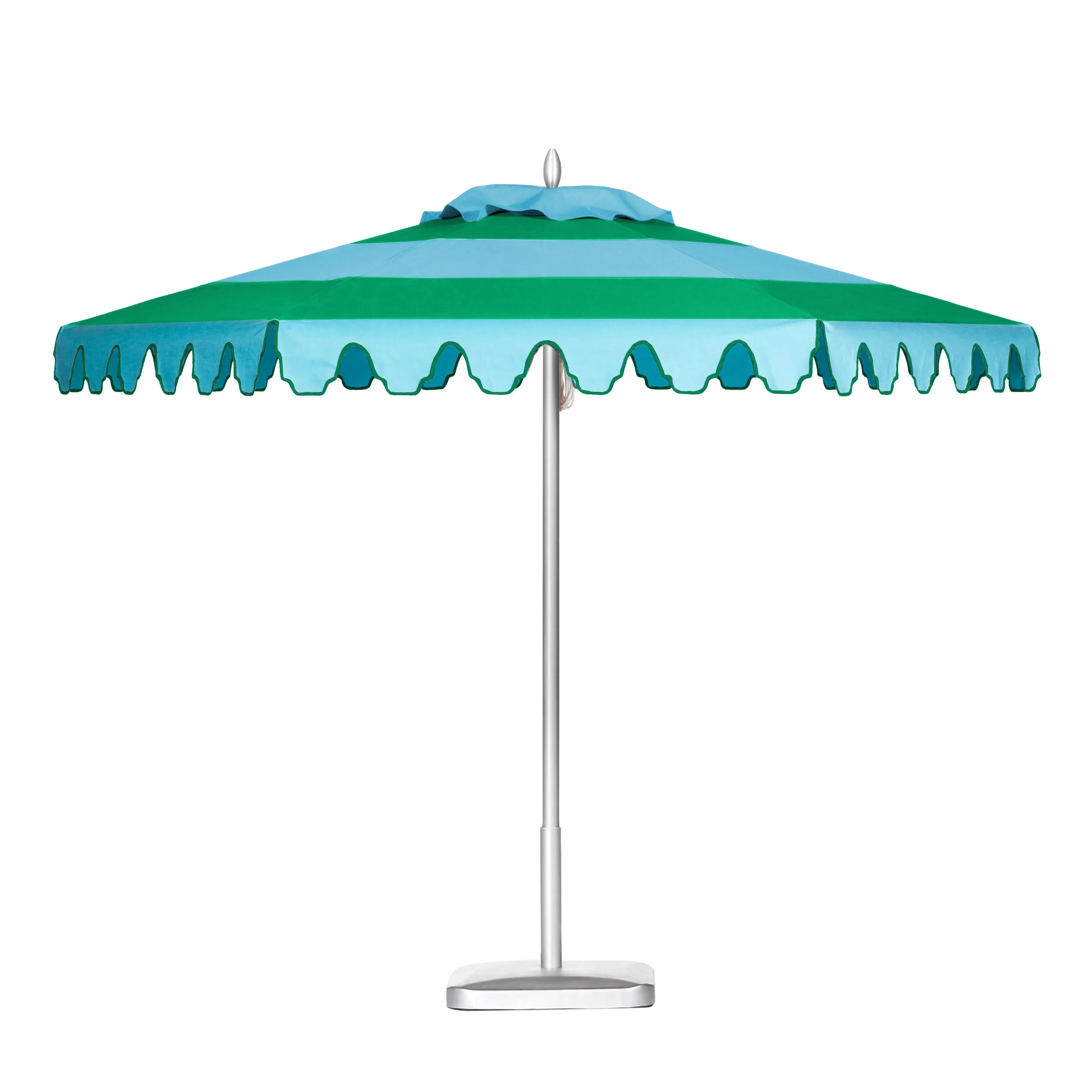 aruba patio umbrella Aruba Daydreams 9' Patio Umbrella, Blue & Green
