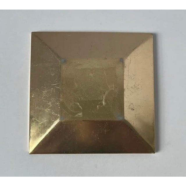 Mid 20th Century MCM Blush Pink Mosaic Tile Trivet / Decorative Tile Object, 5” Square For Sale - Image 5 of 7