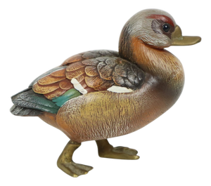 Duck Figurine in Resin and Brass from Malevolti, Italy, 1970s