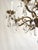 Antique Shimmering Sumptuous Stately Brass Cut Lead Glass Crystal Chandelier For Sale - Image 11 of 11