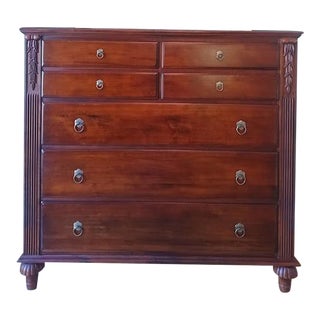 British Classics Dawson Highboy / Tall Dresser by Ethan Allen For Sale