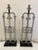 Architectural Iron Fragment Table Lamps -a Pair For Sale - Image 9 of 10