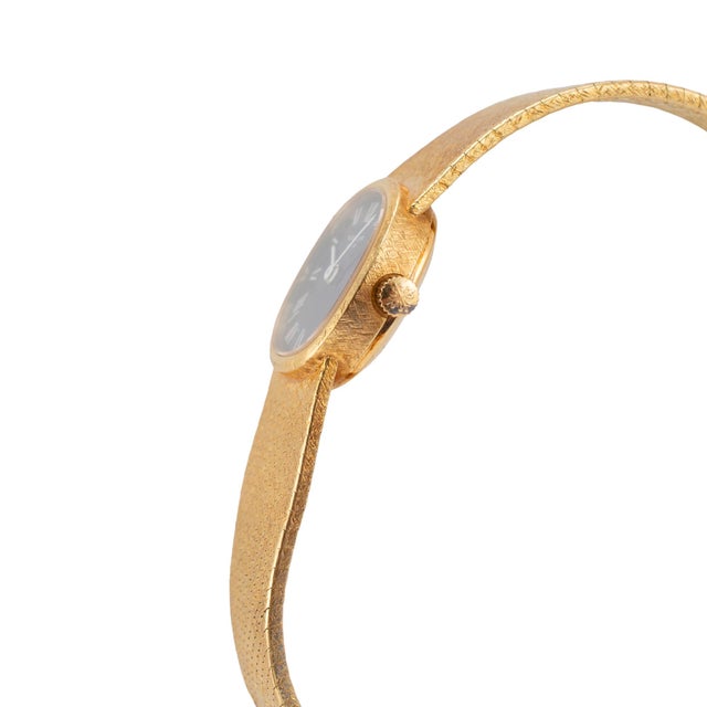 Modern Ladies Vintage Patek Philippe Ellipse 19mm 3370/1j 18k Yellow Gold Manual Watch For Sale - Image 3 of 10