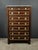 Brown Louis XVI Chest of Drawers in Mahogany Veneer For Sale - Image 8 of 18