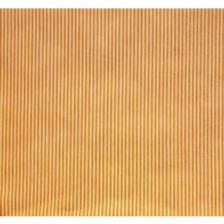 Rose Tarlow "Alford" Ochre Cotton Ticking Stripe- 7.5 Yards For Sale