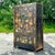 Late 20th Century Vintage Asian Hand Painted Cabinet For Sale - Image 5 of 6