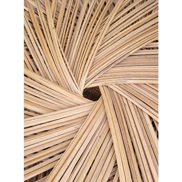 Large Handwoven Rattan Peacock Emmanuelle Throne Chair, Philippines, 1950s For Sale - Image 11 of 18