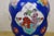 Royal Blue Vintage Japanese Export Porcelain Temple Jar Mt Fuji Dragon Motif Chinoiserie For Sale - Image 8 of 13
