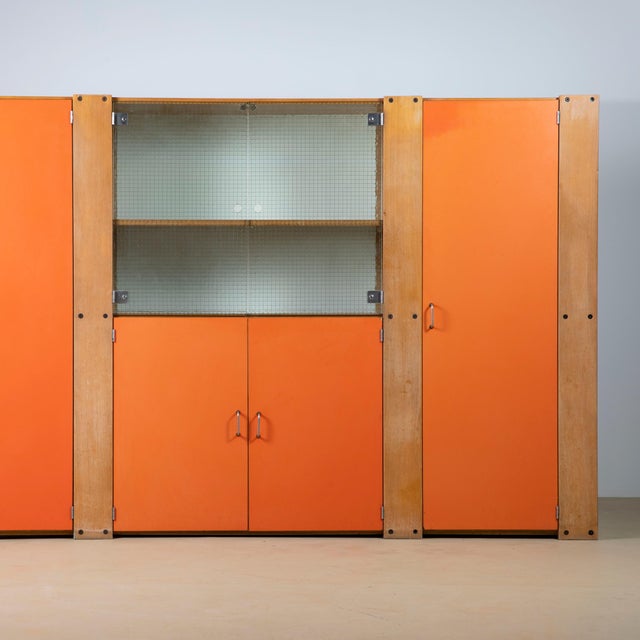 First Edition Architectural Highboard by Roberto Pamio & Renato Toso for Stilwood, Italy, 1970s For Sale - Image 6 of 13