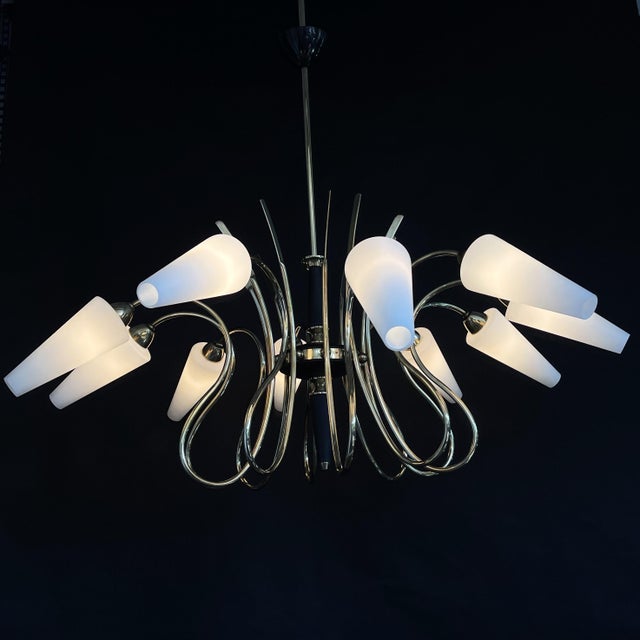 Vintage Sputnik Pendant Lamp from Stilnovo, 1950s For Sale - Image 9 of 14