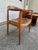 Mid-Century Modern Original Hans Wegner for Johannes Hansen "The Chair" Teak and Leather Round Chair 60s For Sale - Image 3 of 15