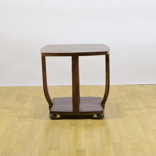 Antique Wooden Coffee Table, 1900s For Sale - Image 9 of 9