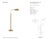 Chapman & Myers by Visual Comfort Signature Basden Medium Pharmacy Lamp in Antique-Burnished Brass and Natural Rattan...