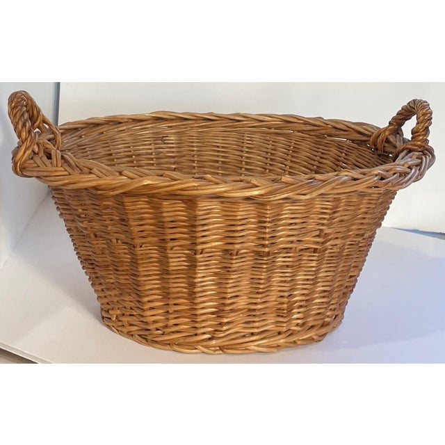 This is a charming handmade French gathering basket found at a French Flea Market years ago. Would be a wonderful Easter...