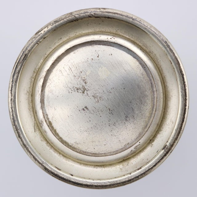 WMF Ikora Art Deco Period WMF Ikora Metal Vase Germany 1930 For Sale - Image 4 of 5