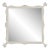 Fleur Home Carnival Iko Iko Square Mirror in Useful Gray, 39x39 For Sale
