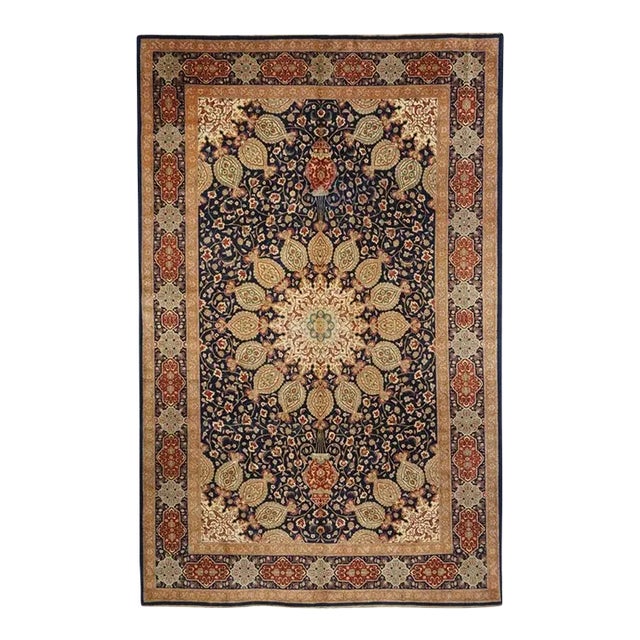 Fine Vintage Persian Tabriz Rug 6'7'' X 10'1'' For Sale