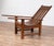 Wood Early 20th Century Indonesian Teak Slanted Back Lounge Chair For Sale - Image 7 of 9