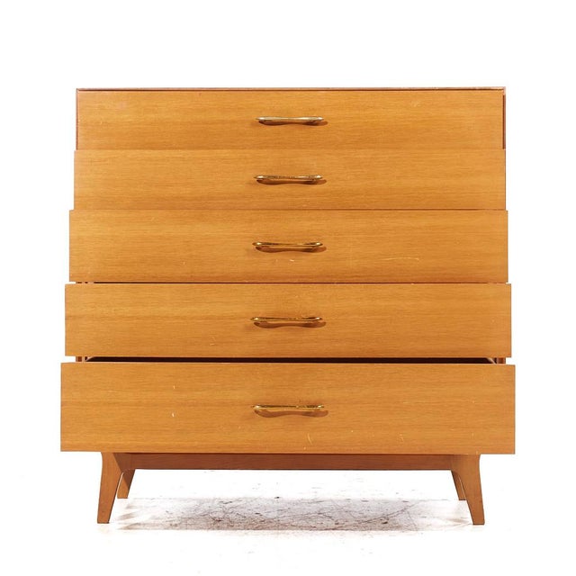 Rway Mid Century Highboy Dresser For Sale In Chicago - Image 6 of 9