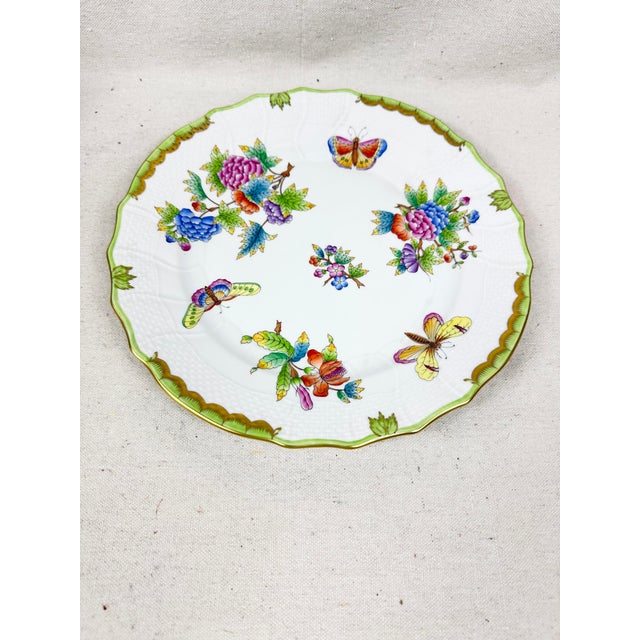 Fabulous vintage Herend dinner plate. A piece of ceramic history. This design was originally introduced in 1851 at the...