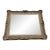 Antique Wood Frame With Carved Gesso Details and Painted Finish For Sale