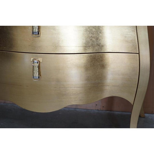 24ct Gold Leaf Canova Bombe Chest of Drawers by Fendi Casa For Sale - Image 10 of 18