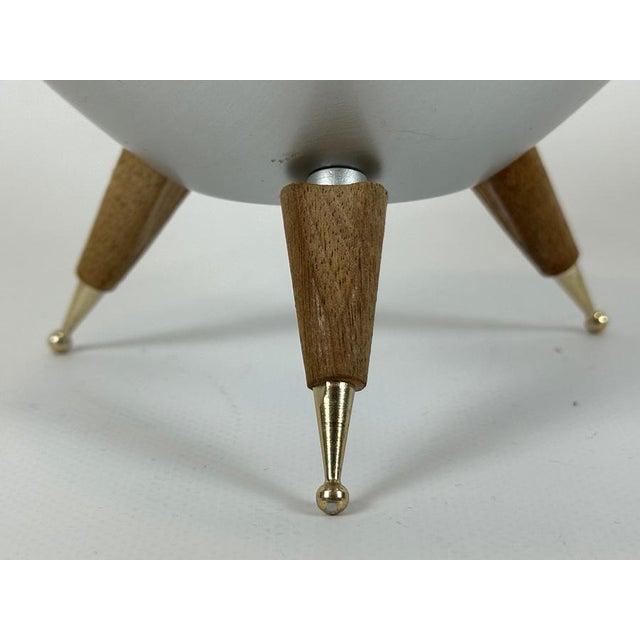 Mirro Medallion Tripod Serving Bowl with Lid, 1950s For Sale - Image 9 of 11