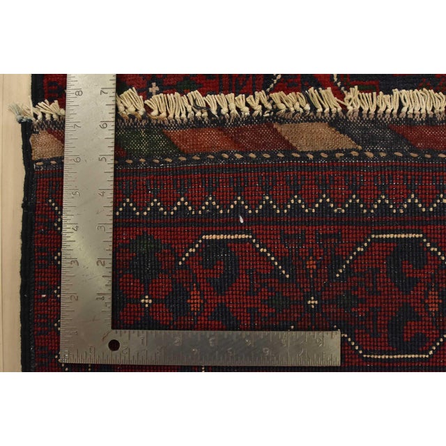 Turkmen Runner 2’8” X 15’7” Red Wool Tribal Hand-Knotted Oriental Rug For Sale - Image 13 of 13