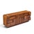 Lane Staccato Mid Century Walnut Brutalist Lowboy Dresser For Sale - Image 9 of 10